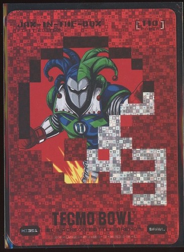 Jackson tecmo bowl - bo,