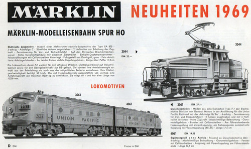 Märklin novità 1969 con - 1969,