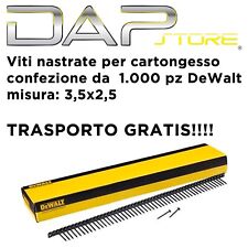 DeWalt - Viti nastrate per cartongesso conf. da 1000 pz. 25mm x 3,5mm DWF4000250