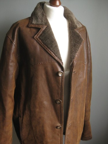 Giacca pelle vintage 44 - giacca,