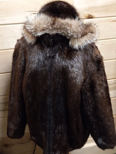 Giacca castoro vintage con