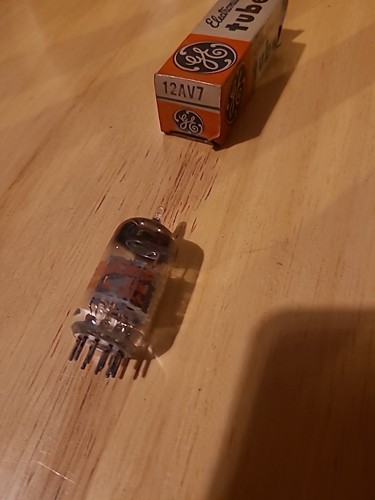 Nos 12av7 vacuum tube - ge,