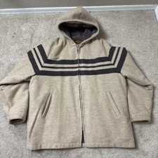 Giacca uomo vintage Woolrich 85% lana con cappuccio XL foderata in pile