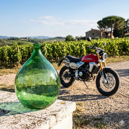 Damigiana vetro verde da - 1x,