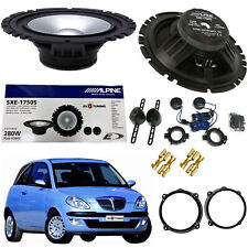 Kit 4 Casse Altoparlanti Anteriori Woofer+Tweeter Alpine Lancia Ypsilon 2003>11