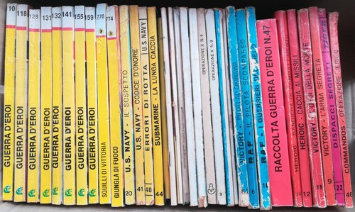 Lotto fumetti guerra - lotto,