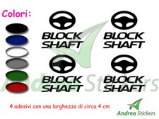 BLOCK SHAFT adesivi per vetri