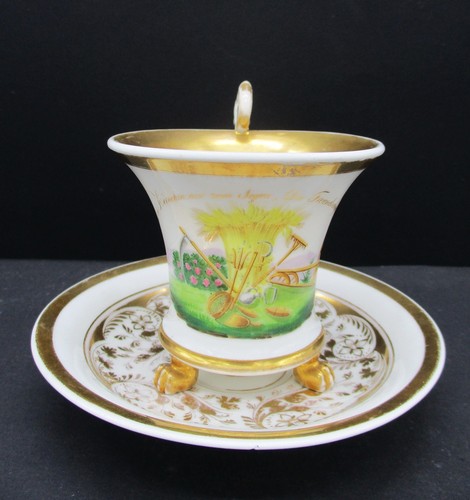 Tazza biedermeier kpm - tazza,