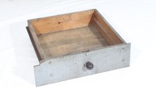 1 X Vecchio Scivolo In Legno Cassetto Vintage Banco Da Lavoro