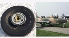 Ruota anteriore aereo MB 326 Aermacchi - Front Wheel Aircraft Tyre