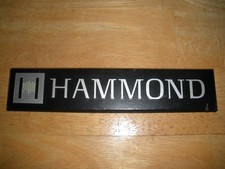 Targa con nome LOGO HAMMOND