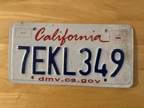 Vintage california number - vintage,