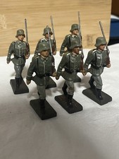 Lineol Soldiers Germany ?? Old Vintage Antique Years ‘30’40 price For 6 Pieces