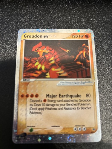 Pokémon 2003 groudon holo - 2003, ex