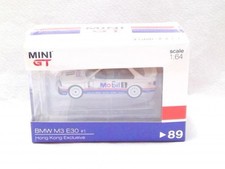 Minicar Mini GT 89 BMW M3 E30 #1 Hong Kong esclusiva RHD destra HDrive