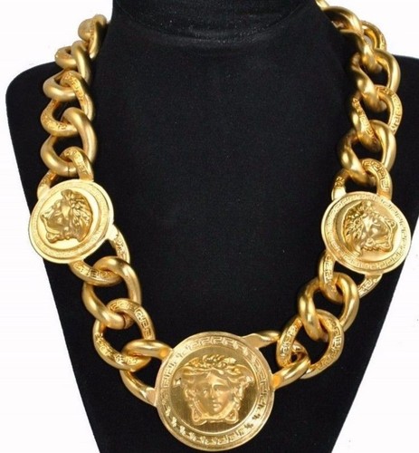 Collana catena versace medusa - versace,