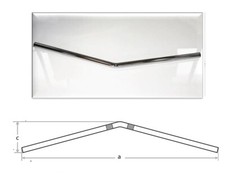 Manubrio V-bar cromato Harley