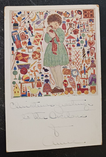Cartolina vintage prof - cartolina,