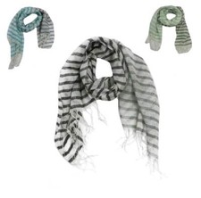 Sciarpa di lino bianca