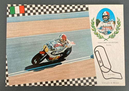 Giacomo agostini cartolina - agostini,