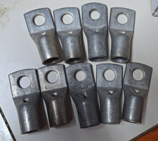 Lotto 9 capicorda EGI foro phi 15 / 16 sezione cavo 185mmq (v. desc)