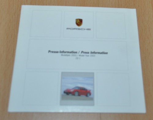 Porsche model range 2003 - range,