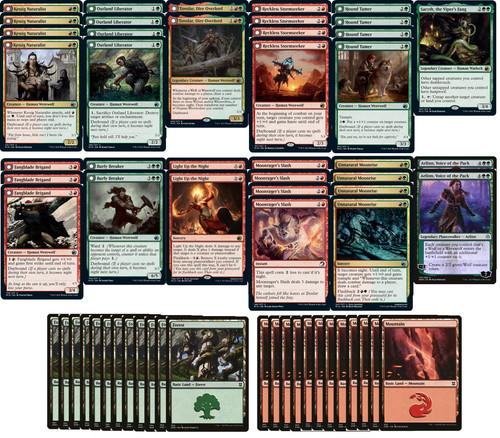 Mazzo lupo mannaro elite gruul - mazzo,