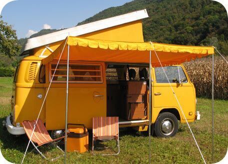 Tettoia prendisole camper