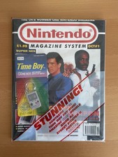 Nintendo Magazine System UK Issue #1 - Oct. 1992 Sealed with Time Boy First Ed