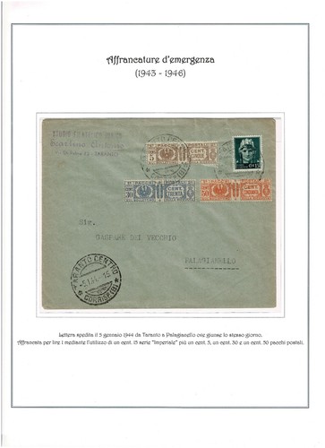 1944 rsi italia affrancatura - 1944, italia-affrancatura