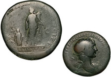 TRAIANO,BEL SESTERZIO NON