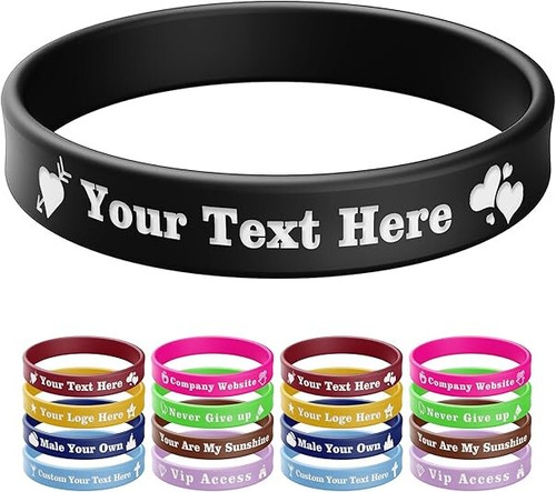 Braccialetti silicone - braccialetti,