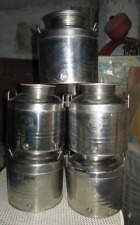 Bidone olio/vino acciaio Inox 18/10 da 30 lt. Belvivere Made in Italy vintage