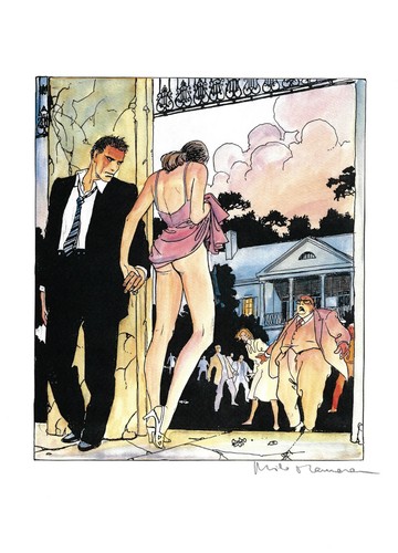 Manara stampa firmata gioco - manara,