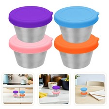  8 Pcs Ciotola Acciaio Inox Contenitori Per Dispensa Scatole Spezie Cucina