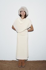 Zara morbida gonna midi ecru - morbida,