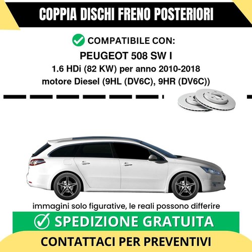 Coppia dischi freno posteriori - coppia,