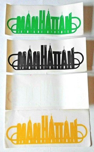 Adesivo logo manhattan - adesivo,