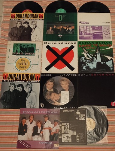 Lotto vinile 12 duran - 10,