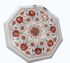 Tavolino In Marmo 12" Con