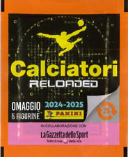 CALCIATORI PANINI BUSTINA FIGURINE 2024 2025 RELOADED 3 GAZZETTA DELLO SPORT