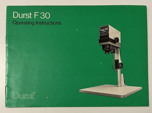 Manuale ingranditore durst f30 - manuale,