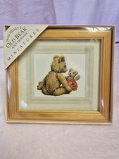 Classic Teddy Bear Picture / Photo Frame Drawing Artwork (14.5 x 12.5 cm)