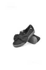 Ballerine Donna Braccialini Nere Vellutate Con Fiocco N 37