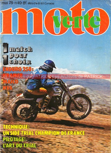 Moto verte montesa sherpa - moto,