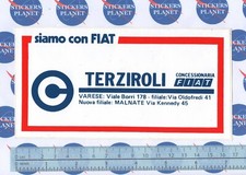 FIAT CONCESSIONARIA STICKER VINTAGE AUTO TUNING AUTOCOLLANT STICKER ORIGINALE