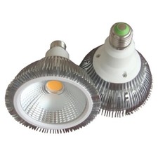 1x Lampadina LED Mais COB Par38 PAR30 Spotlight 7W 12W 15W E27 Base Alluminio