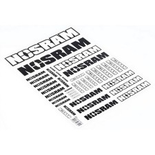 LRP 92421 NOSRAM Logo Decal Sheet 2 XL Taglia A4