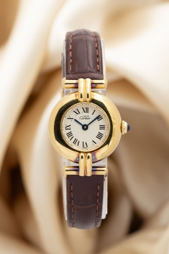Cartier colisee vermeil 25mm - vermeil,
