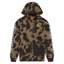 Felpa con cappuccio zip intera